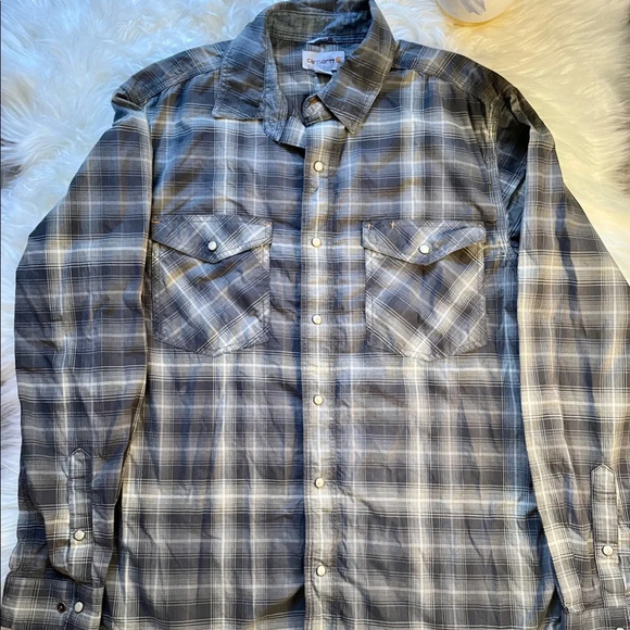 Carhartt Flannel Heavy Button Down Long Sleeve - Picture 1 of 6